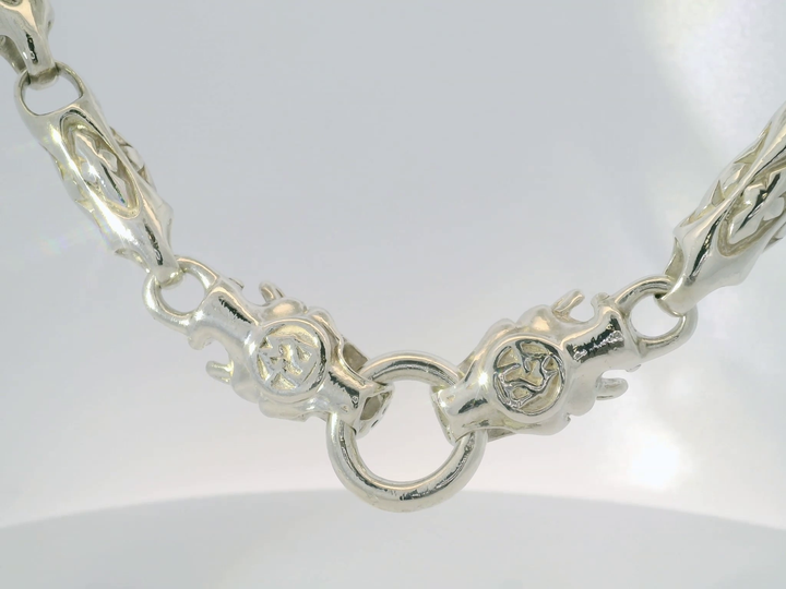 Elegant Silver Necklace.