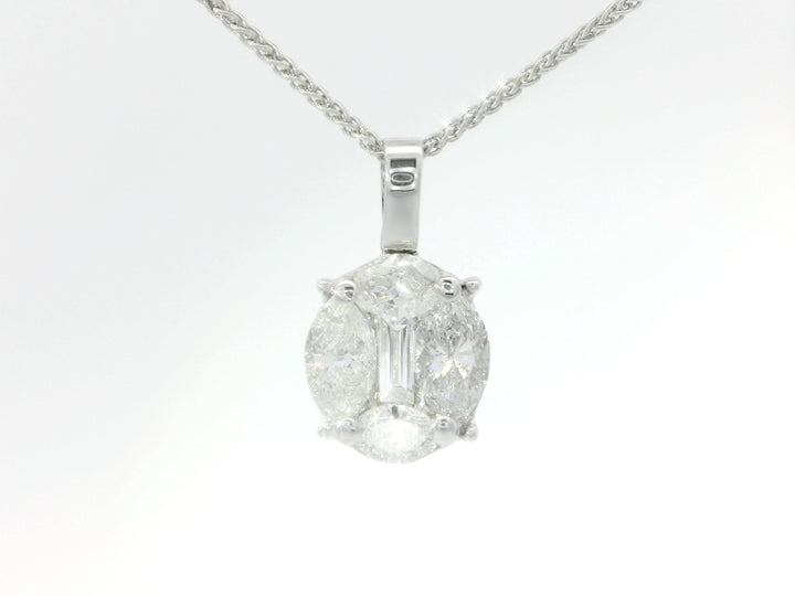 1.40 CTW Diamond Pendant