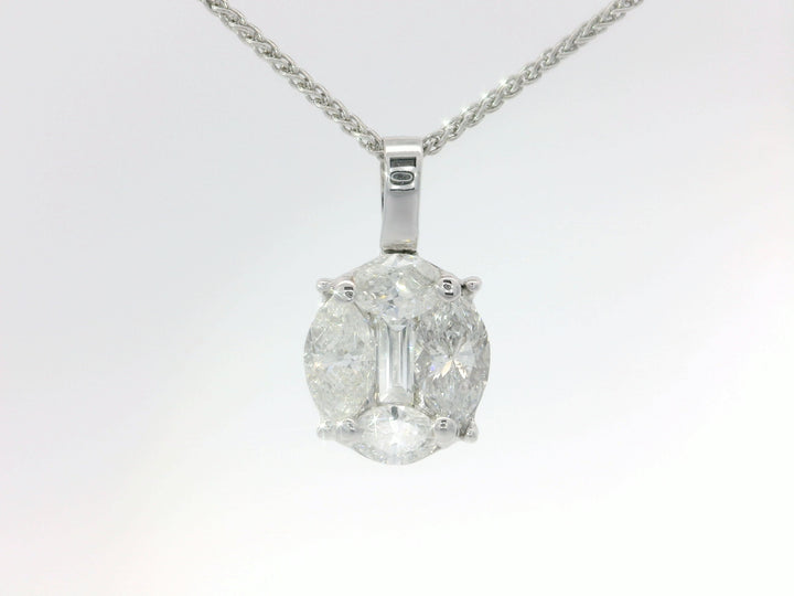 1.40 CTW Diamond Pendant