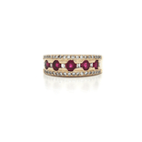 Ruby & Diamond Ring (2 ½ ct. tw.) in 14k Yellow Gold