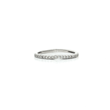 Round Brilliant Cut Diamond Wedding Band (½ ct.) in 14k White Gold