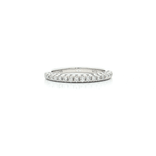 Round Brilliant Cut Colorless Diamond Wedding Band (⅗ ct.) in 14k White Gold