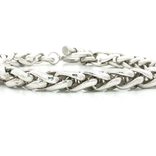 Wheat Chain Toggle Bracelet in Sterling Silver