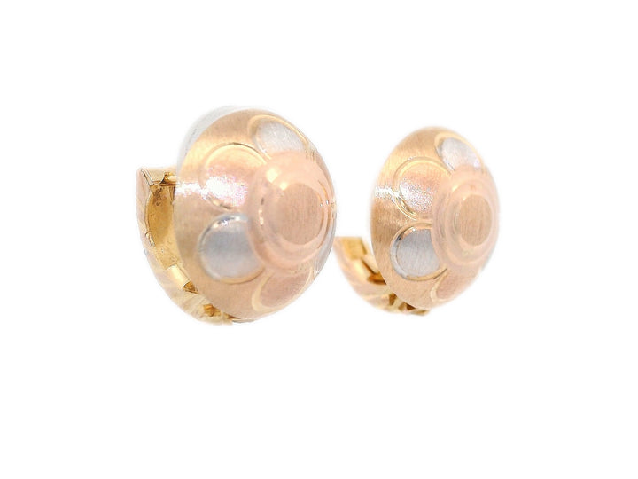 Floral Opal Earrings in 14KT Yellow Gold