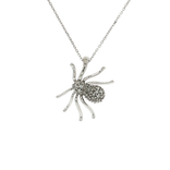 Diamond Spider Pendant Necklace (⅙ ct. tw.) in 10k White Gold