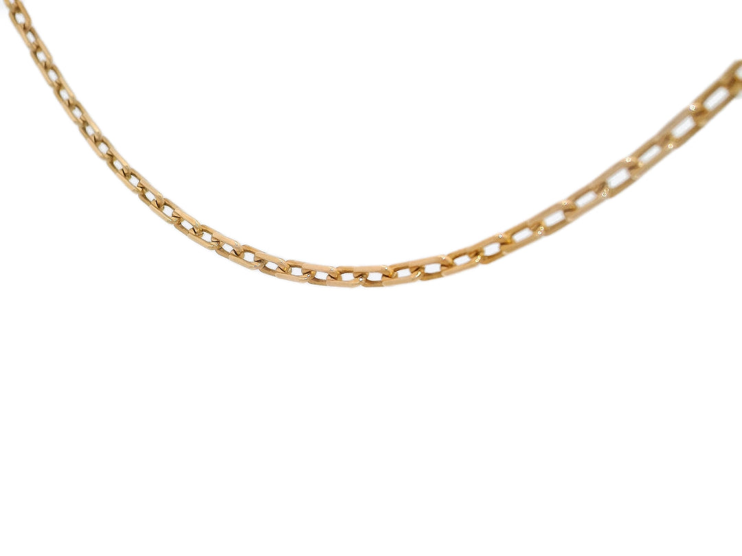 18KT Yellow Gold Anchor Chain Necklace Necklaces Jewelry Depot, Inc..