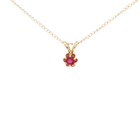 Buttercup Vivid Ruby Pendant Necklace (⅕ ct.) in 14k Yellow Gold