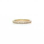 Pavé Near-Colorless Diamond Wedding Band (⅓ ct. tw.) in 14k Yellow Gold