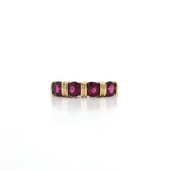 Vivid Deep Pink Tourmaline Ring (1 ct.) in 14k Yellow Gold