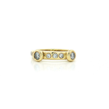 Stackable Nearly Flawless Colorless Diamond Ring (⅔ ct.) in 18k Yellow Gold