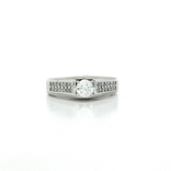 Pavé Near-Colorless Diamond Ring (1 ⅙ ct. tw.) in 14k White Gold