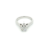 Peekaboo Colorless Diamond Engagement Ring (1 ⅖ ct. tw.) in 14k White Gold