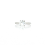 Certified Solitaire Colorless Diamond Engagement Ring (1 ct.) in Platinum