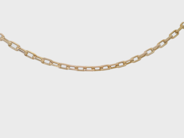 18KT Yellow Gold Anchor Chain Necklace Necklaces Jewelry Depot, Inc..