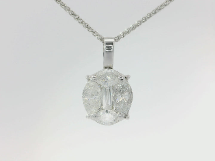1.40 CTW Diamond Pendant