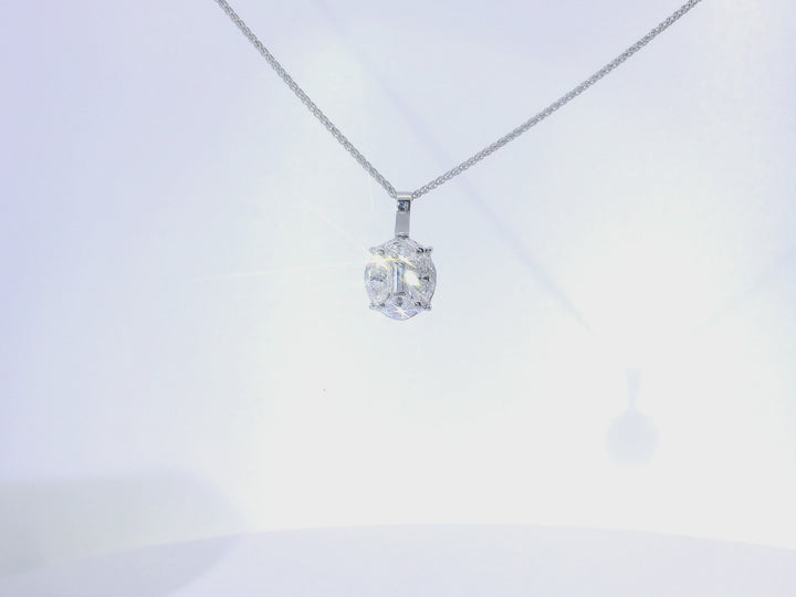 1.40 CTW Diamond Pendant