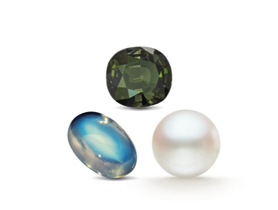 Birthstones – June (Pearl, Alexandrite, Moonstone)
