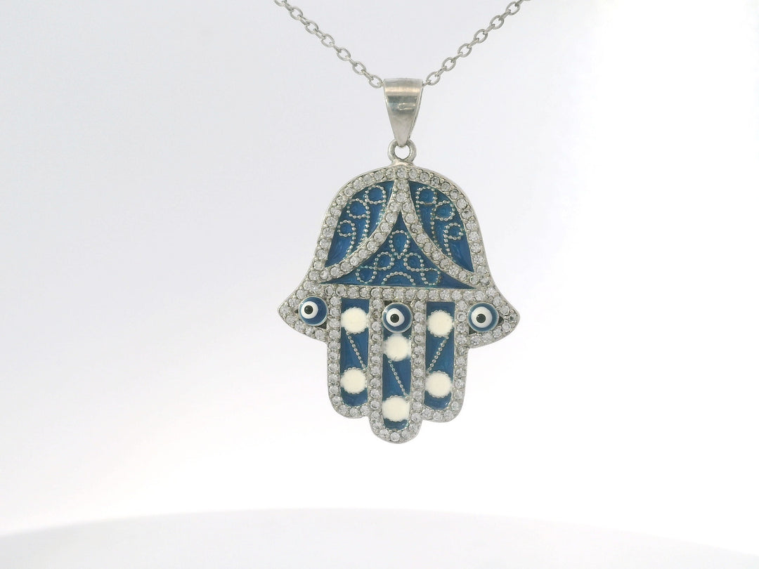 Elegant Hamsa Pendant.