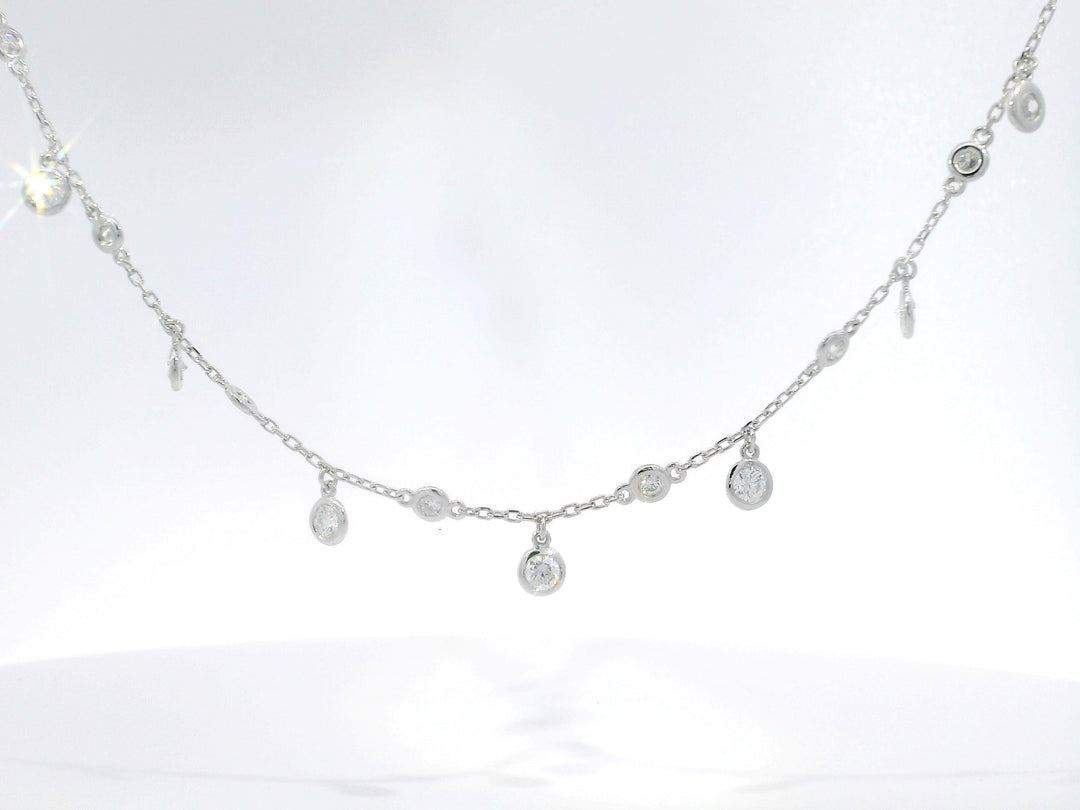 1.50 CTW 14KT WG NECK