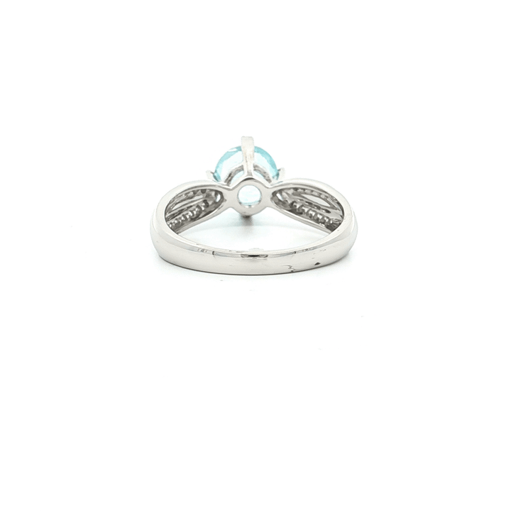 1.83 CTW AAA Grade Natural Aquamarine & Natural Diamond Ring in 18kt White Gold – Jewelry Depot, Inc.
