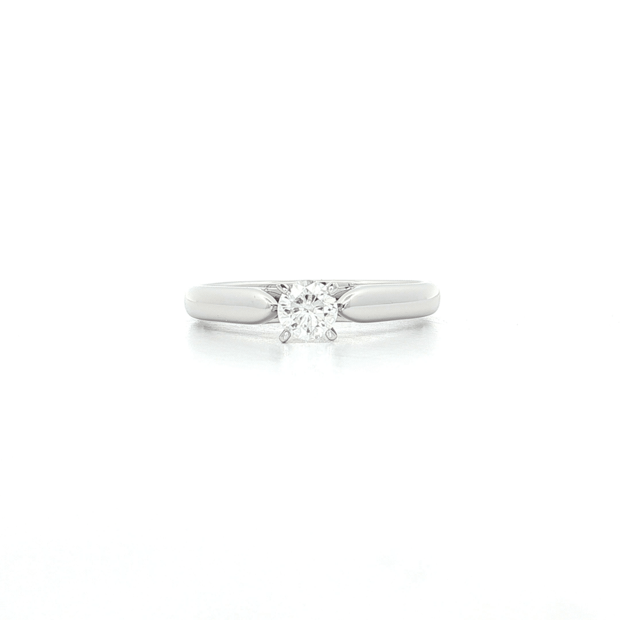Round Brilliant Cut Near-Colorless Solitaire Diamond Engagement Ring (1/2 ct.) 14k White Gold