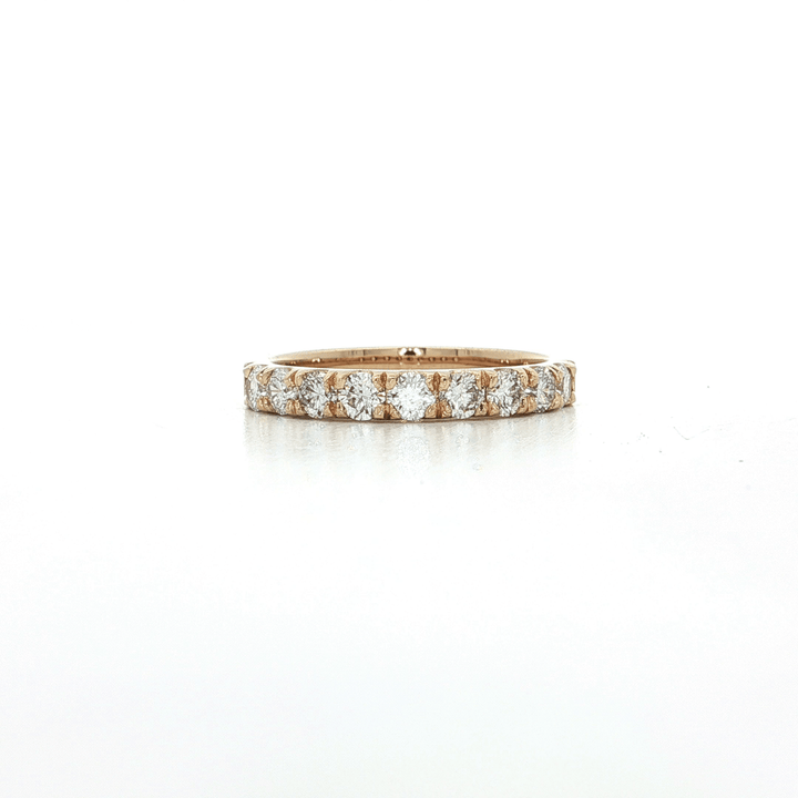 0.80 CTW Natural Round Brilliant Cut Diamond Wedding Band in 14kt Yellow Gold – Jewelry Depot, Inc.
