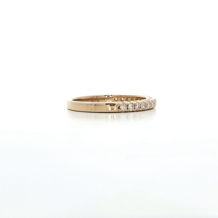 0.27 CTW Near - Colorless Round Brilliant Cut Natural Diamond Wedding Band in 14kt Yellow Gold – Jewelry Depot, Inc.