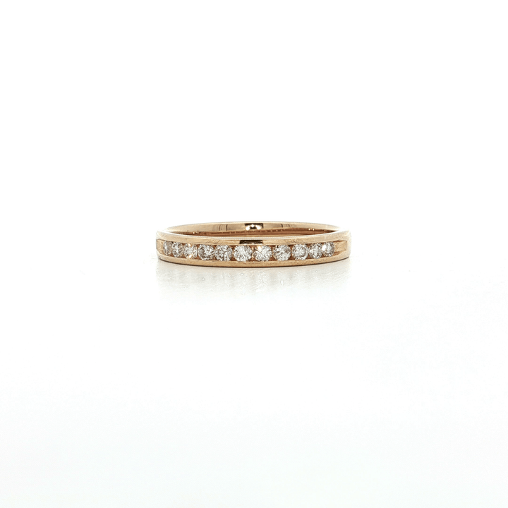 0.20 CTW Round Brilliant Cut Diamond Channel - Set Wedding Band in 14kt Yellow Gold – Jewelry Depot, Inc.