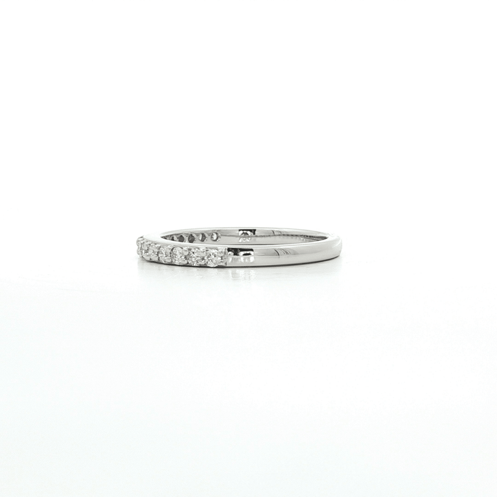 0.35 CTW Colorless Near Flawless Natural Round Brilliant Cut Diamond Wedding Band in 18kt White Gold – Jewelry Depot, Inc.