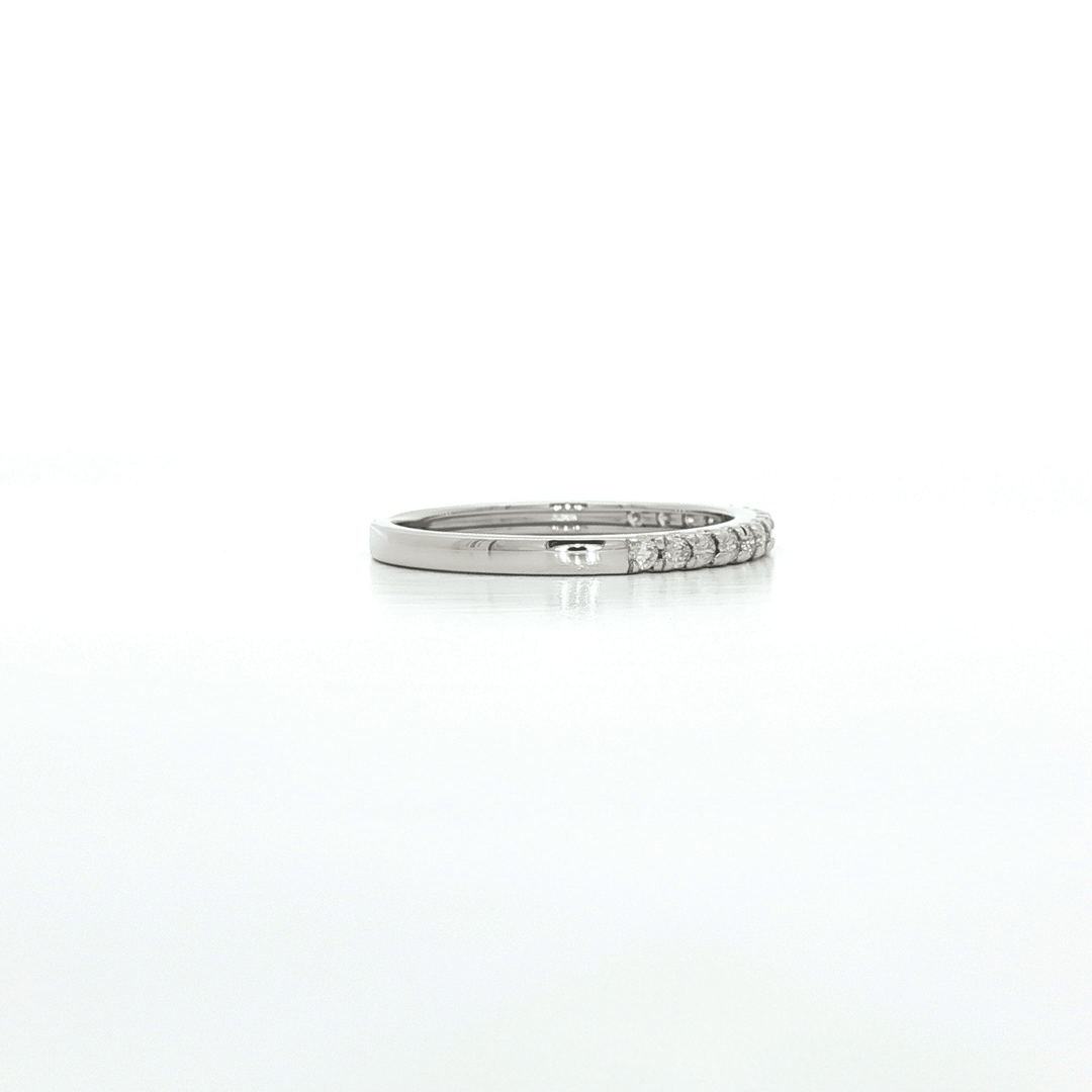 0.30 CTW Natural Round Brilliant Cut Near Colorless Near Flawless Diamond Wedding Band in 14kt White Gold – Jewelry Depot, Inc.