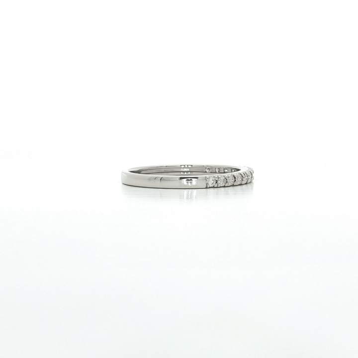 0.30 CTW Natural Round Brilliant Cut Near Colorless Near Flawless Diamond Wedding Band in 14kt White Gold – Jewelry Depot, Inc.