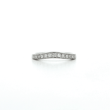 Nearly Flawless Colorless Round Brilliant Cut Diamond Wedding Band (⅙ ct.) in 14k White Gold