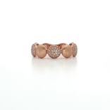 Near Colorless Round Brilliant Cut Diamond Ring (¼ ct.) in 14k Rose Gold
