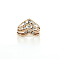 Near-Colorless Round Brilliant Cut Diamond Ring (⅖ ct.) in 14k Yellow Gold