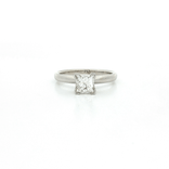 Princess Cut Near Colorless Diamond Solitaire Engagement Ring (¾ ct.) in 14k White Gold