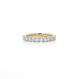 Round Brilliant Cut Nearly Flawless Colorless Diamond Wedding Band (¾ ct.) in 14k Yellow Gold
