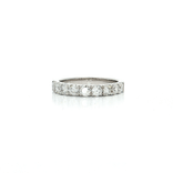 Round Brilliant Cut Nearly Flawless Colorless Diamond Wedding Band (1 ct.) in 14k White Gold
