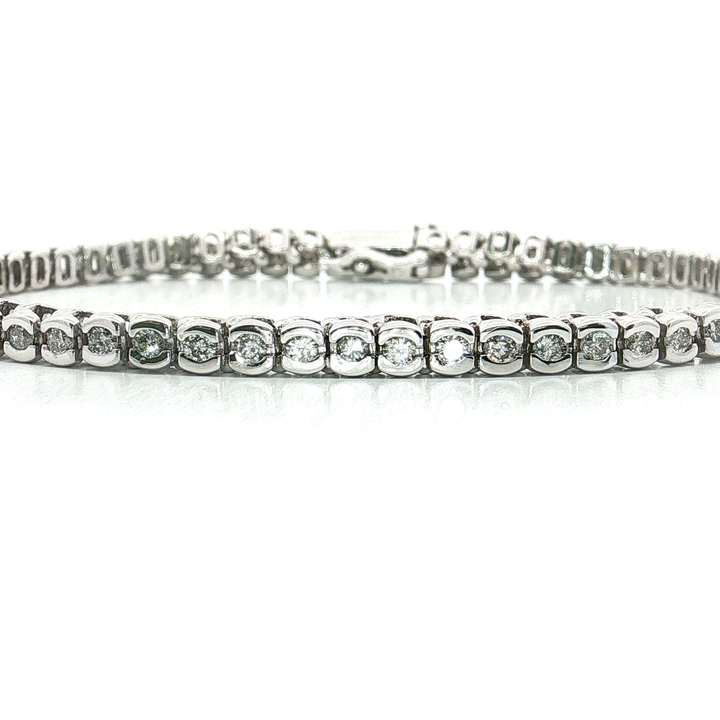 Colorless Diamond Tennis Bracelet (4 ct. tw.) in 14k White Gold