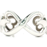 Tiffany & Co. Paloma Picasso Interlocking Infinity Heart Cuff Bracelet in Sterling Silver