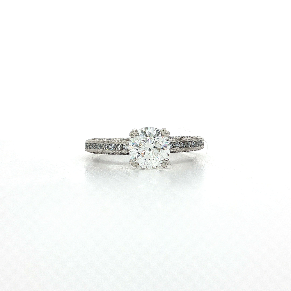 GIA Certified TACORI Diamond Ring Platinum