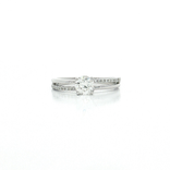 GIA Certified Near-Colorless Diamond Engagement Ring (¾ ct. tw.) in 18k White Gold