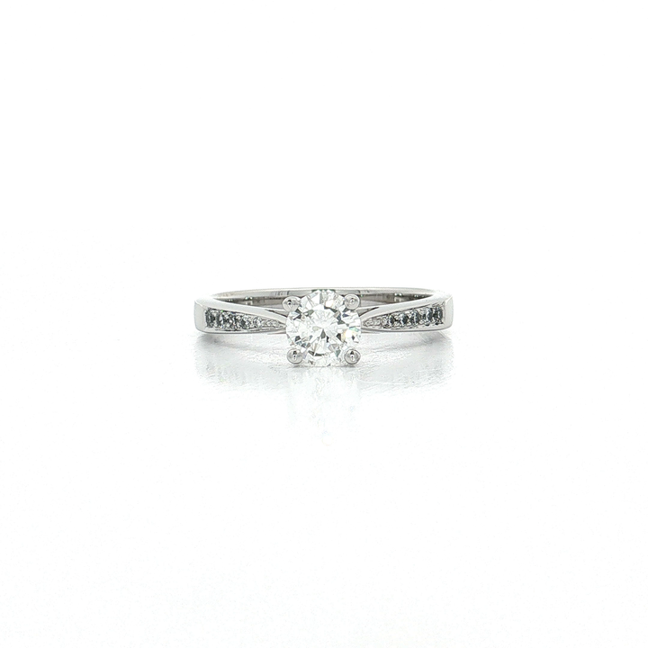 Colorless Diamond Engagement Ring (¾ ct. tw.) in 18k White Gold