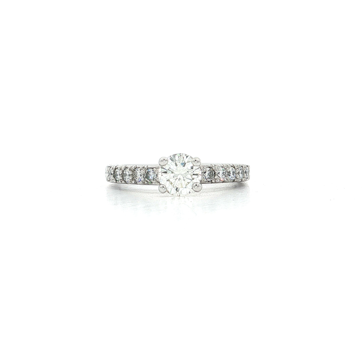 Scott Kay® Diamond Cathedral Engagement Ring (1 ¼ ct. tw.) in Platinum