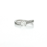 Pavé Near-Colorless & Near-Flawless Diamond Engagement Ring (⅘ ct. tw.) in 18k White Gold
