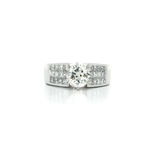 Invisibly-Set Near-Colorless Diamond Engagement Ring (2 ⅓ ct. tw.) in 14k White Gold