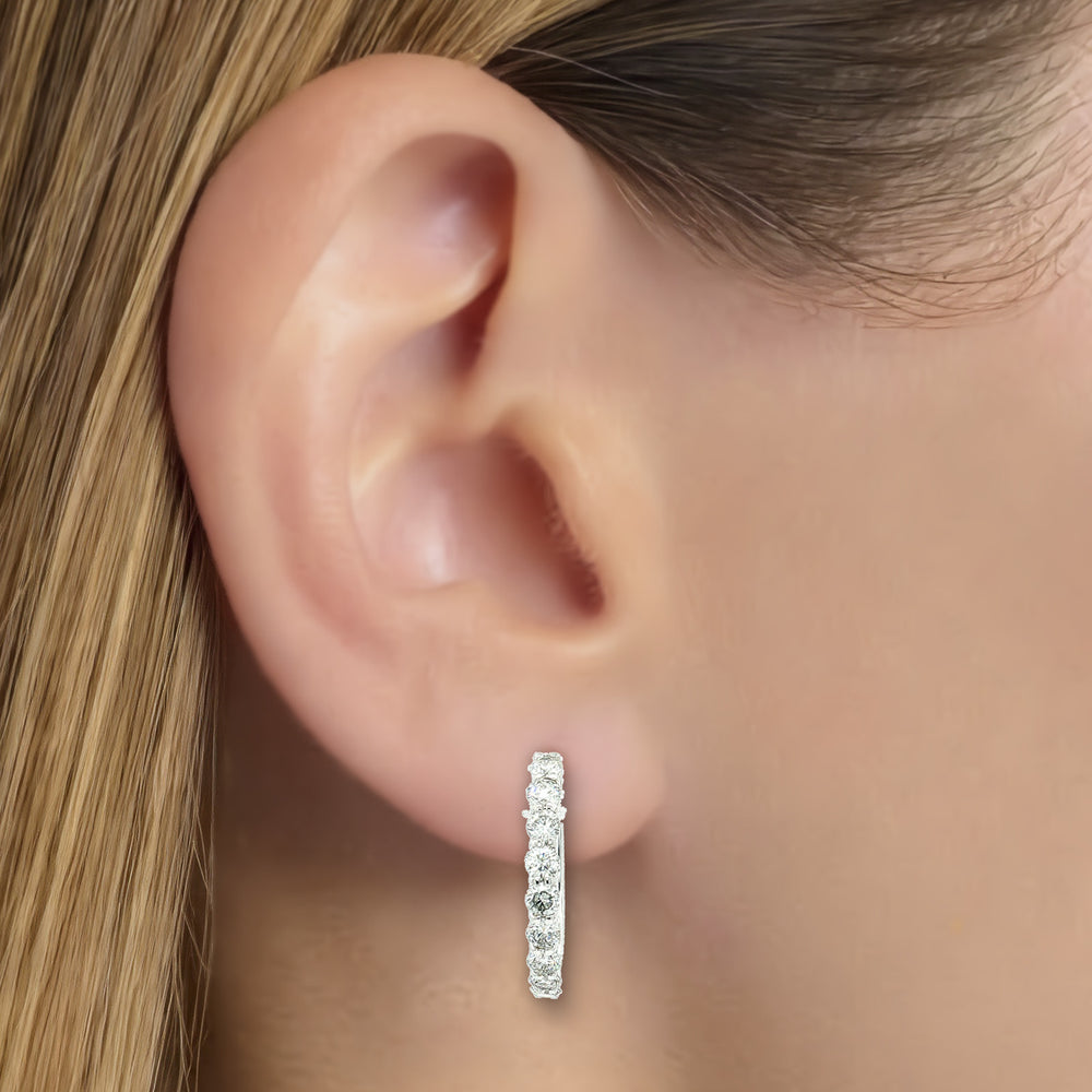 EPT1011 shown on the ear (light medium skin tone)