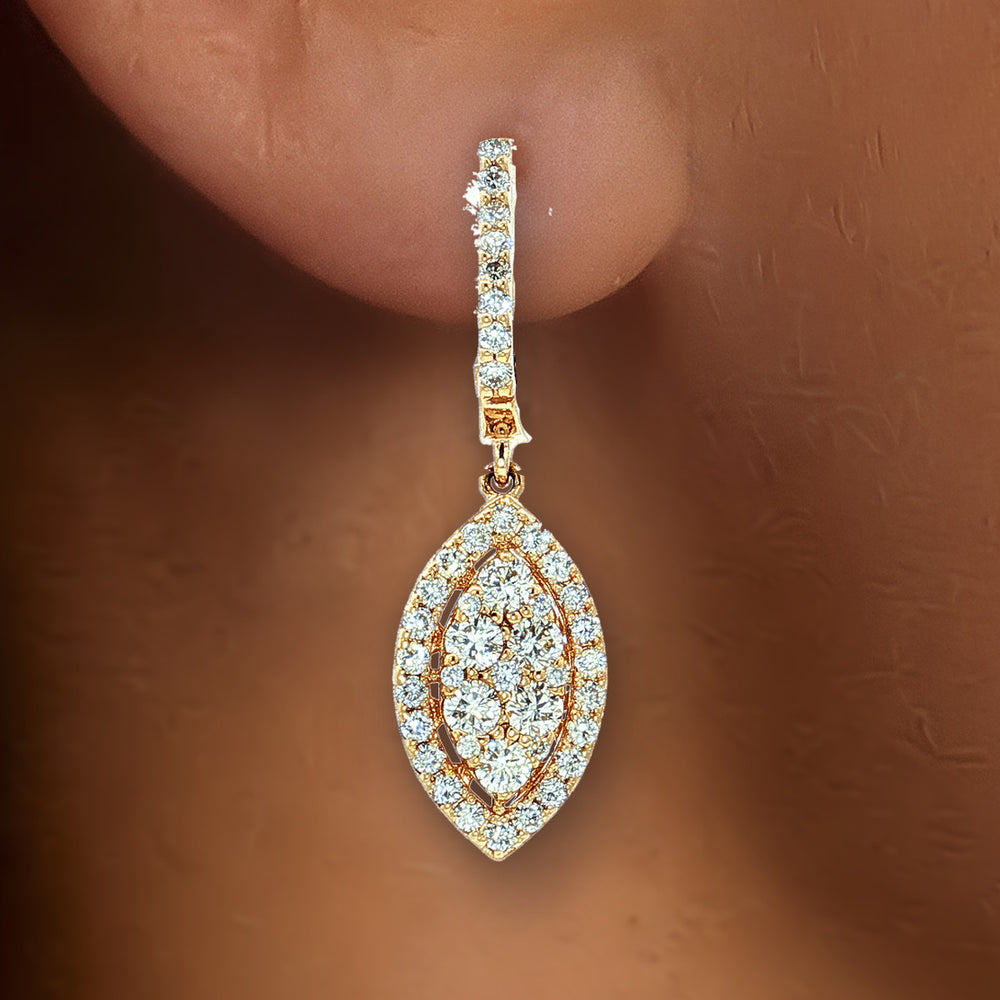 EPT1038 shown on the ear (medium deep skin tone)
