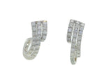 Diamond Matrix Hoop Earrings (¾ ct. tw.) in 14k White Gold