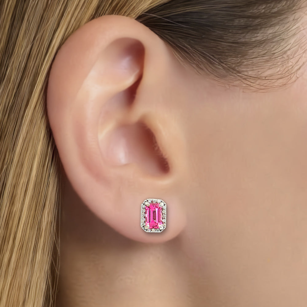 ET30032 shown on the ear (light medium skin tone)