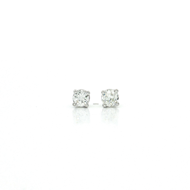 Near-Colorless Diamond Stud Earrings (⅝ ct. tw.) in 14k White Gold